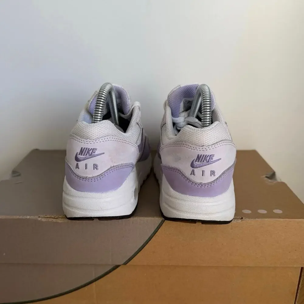 Nike Air Max 1 ‘White/Purple’ Kids Sneakers- SZ 2 Y